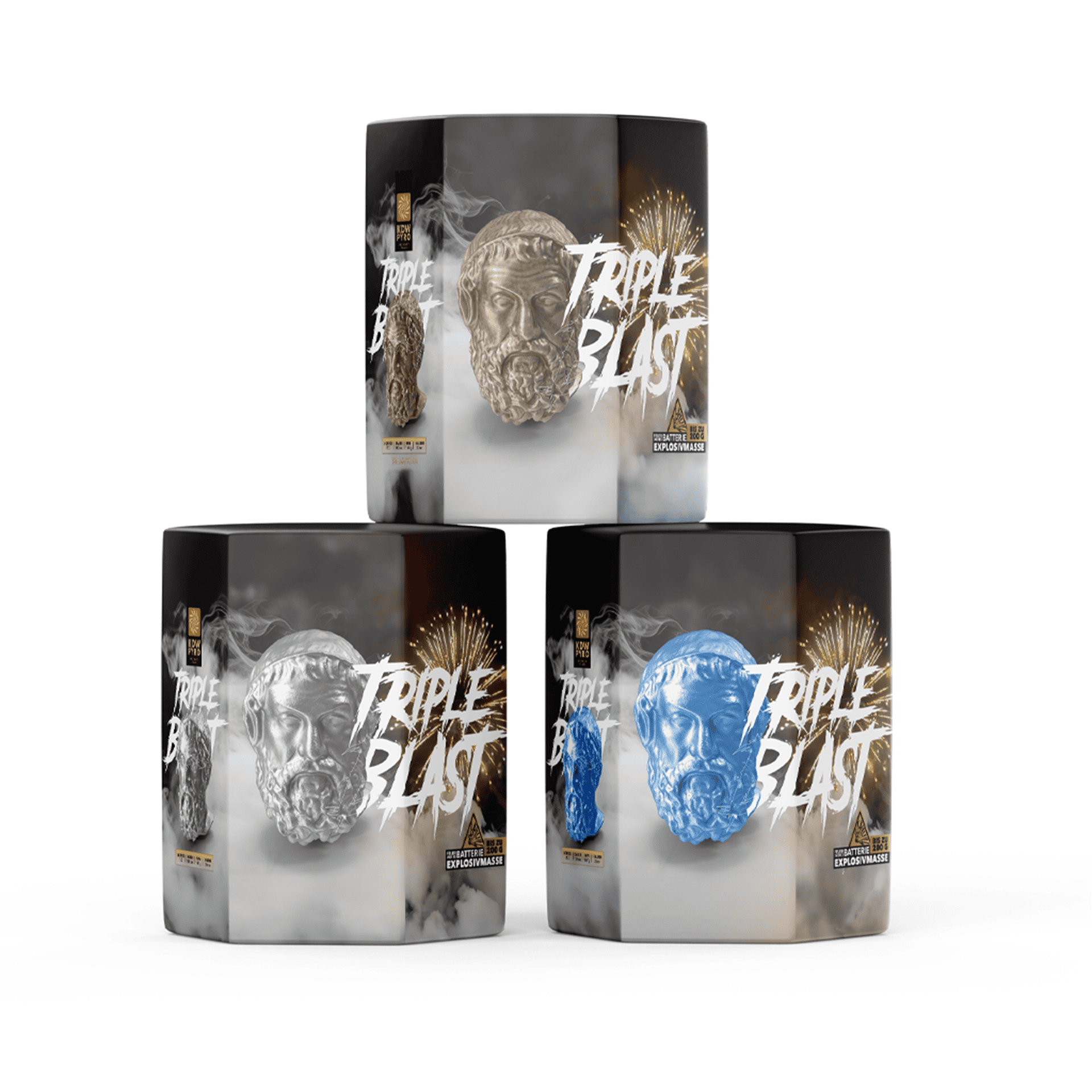 Triple Blast – Kombipack mit 3 Batterien – Bild 2