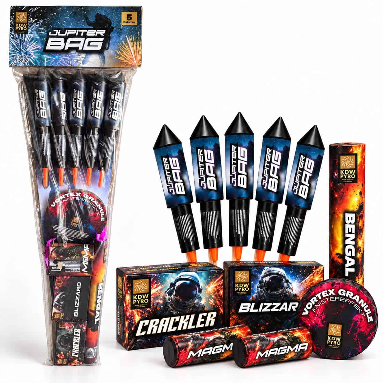 Jupiter Bag – 5 Raketen & über 100 Teile